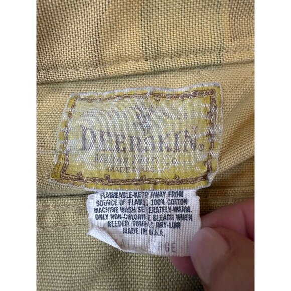 Vintage Deerskin Mens Camouflage Button-Up Long-Sleeve Hunting (HH83) - Picture 6 of 8